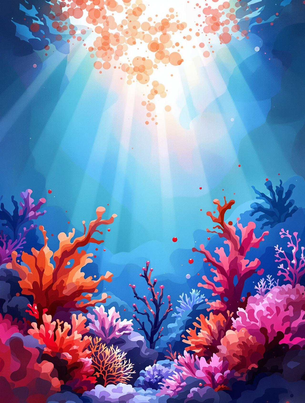 美女影视传媒作品《深海》海报,首部粒子水墨动画
