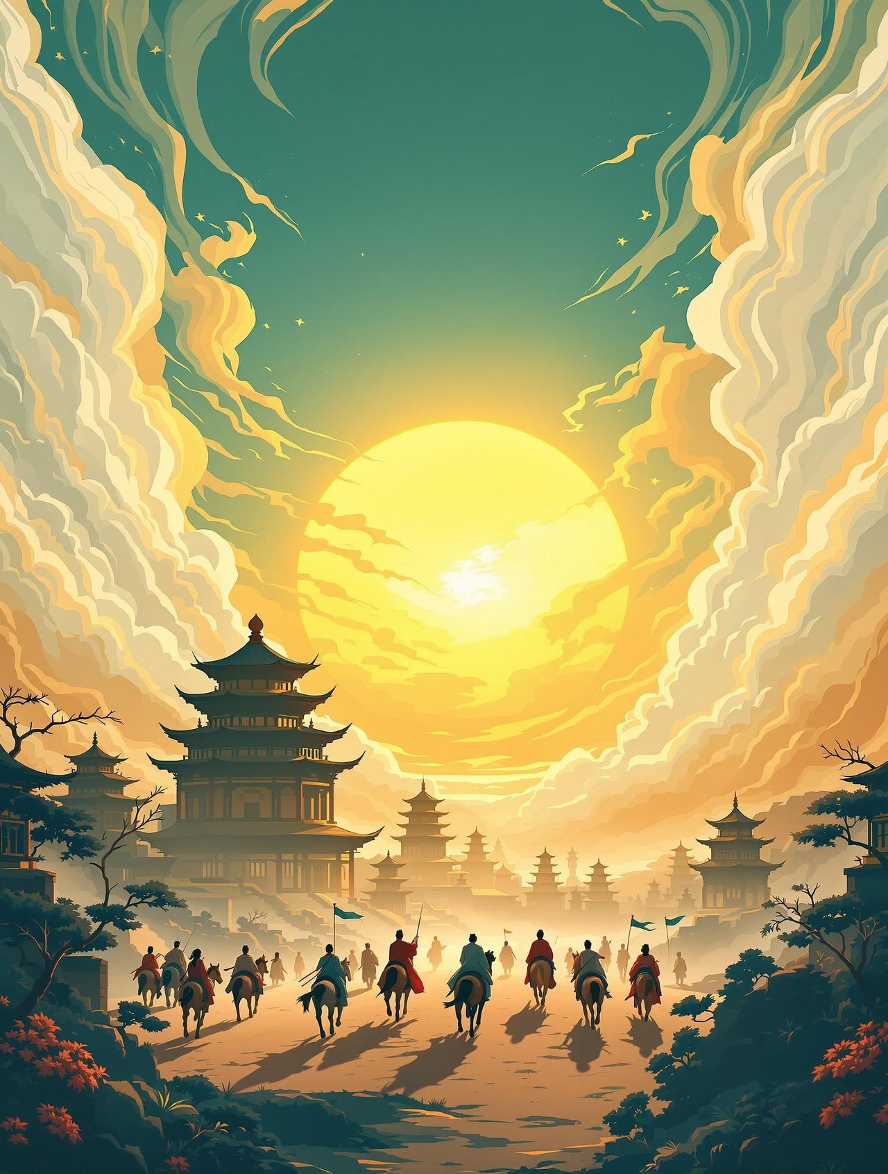 美女影视传媒作品《长安三万里》海报,追光动画史诗巨制